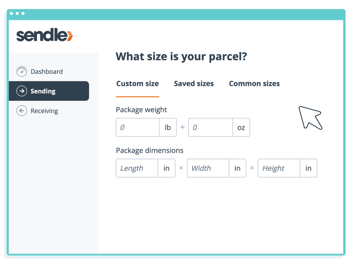 sendle-dashboard-custom-size