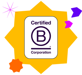 bcorp-certified-logo-on-yellow-shape-background-sendle