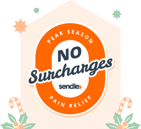 Sendle No Surcharges Badge