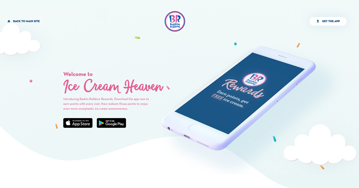 baskin robbins app loyalty program