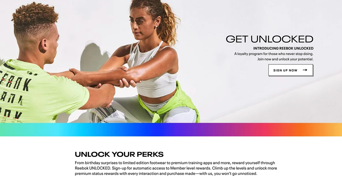 reebok loyalty program perks