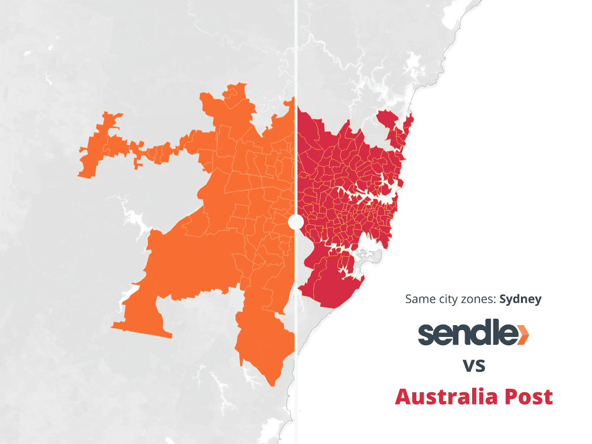 Sydney map.