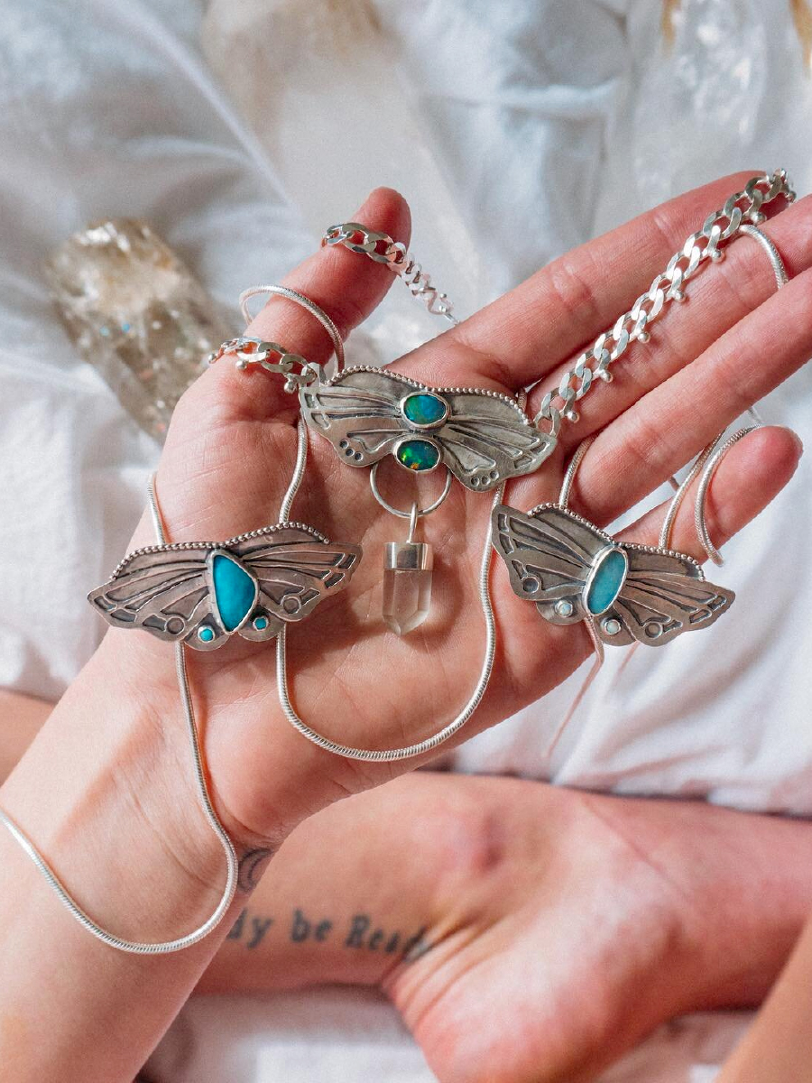 for good and mad butterfly jewelery