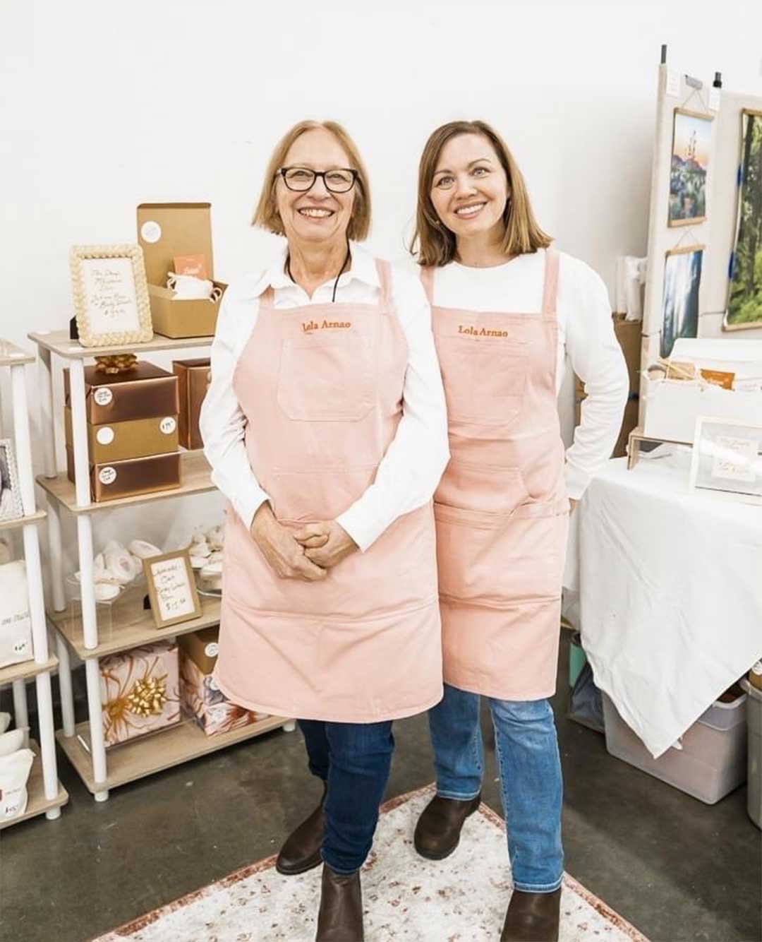 lola arnao founders in aprons