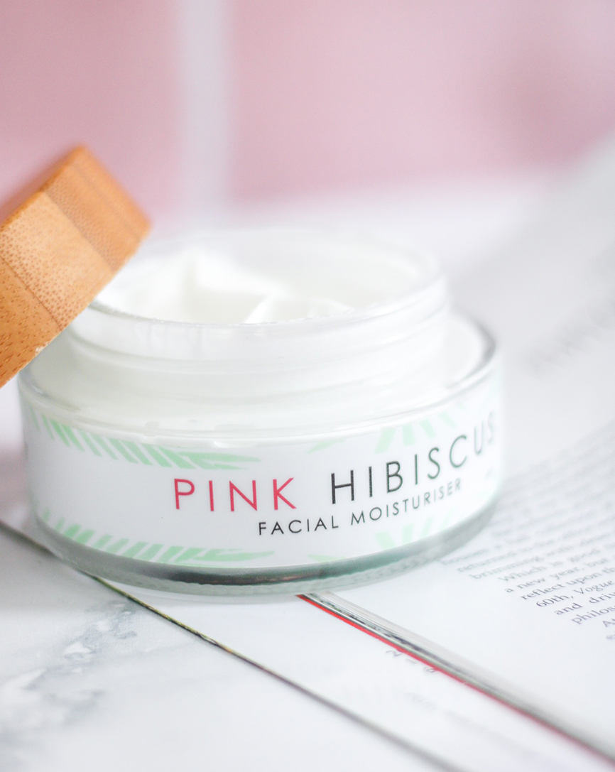 facial moisturizer by pink hibiscus