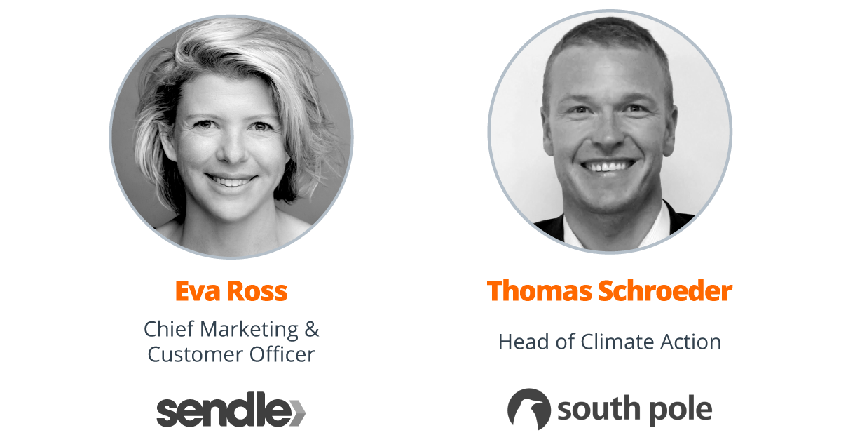 Guests Eva Ross Sendle Chief Marketing and Customer Officer, Thomas Schroeder South Pole Head of Climate Action