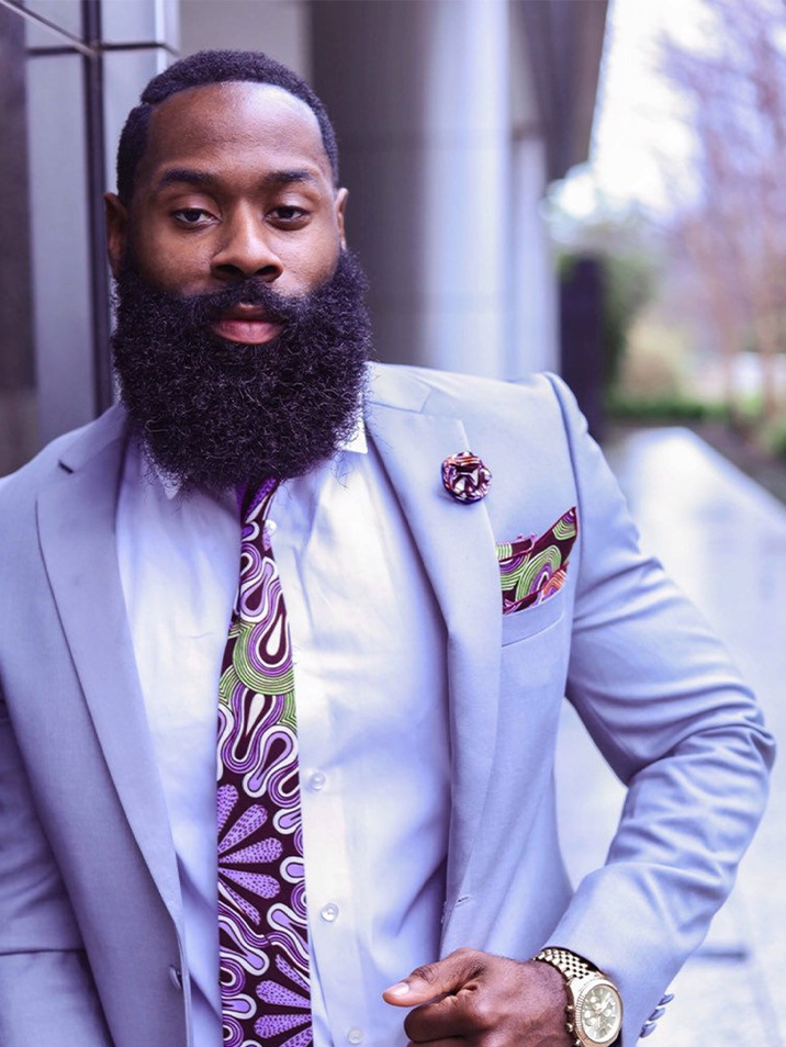 Ankara Necktie and Pocket Square