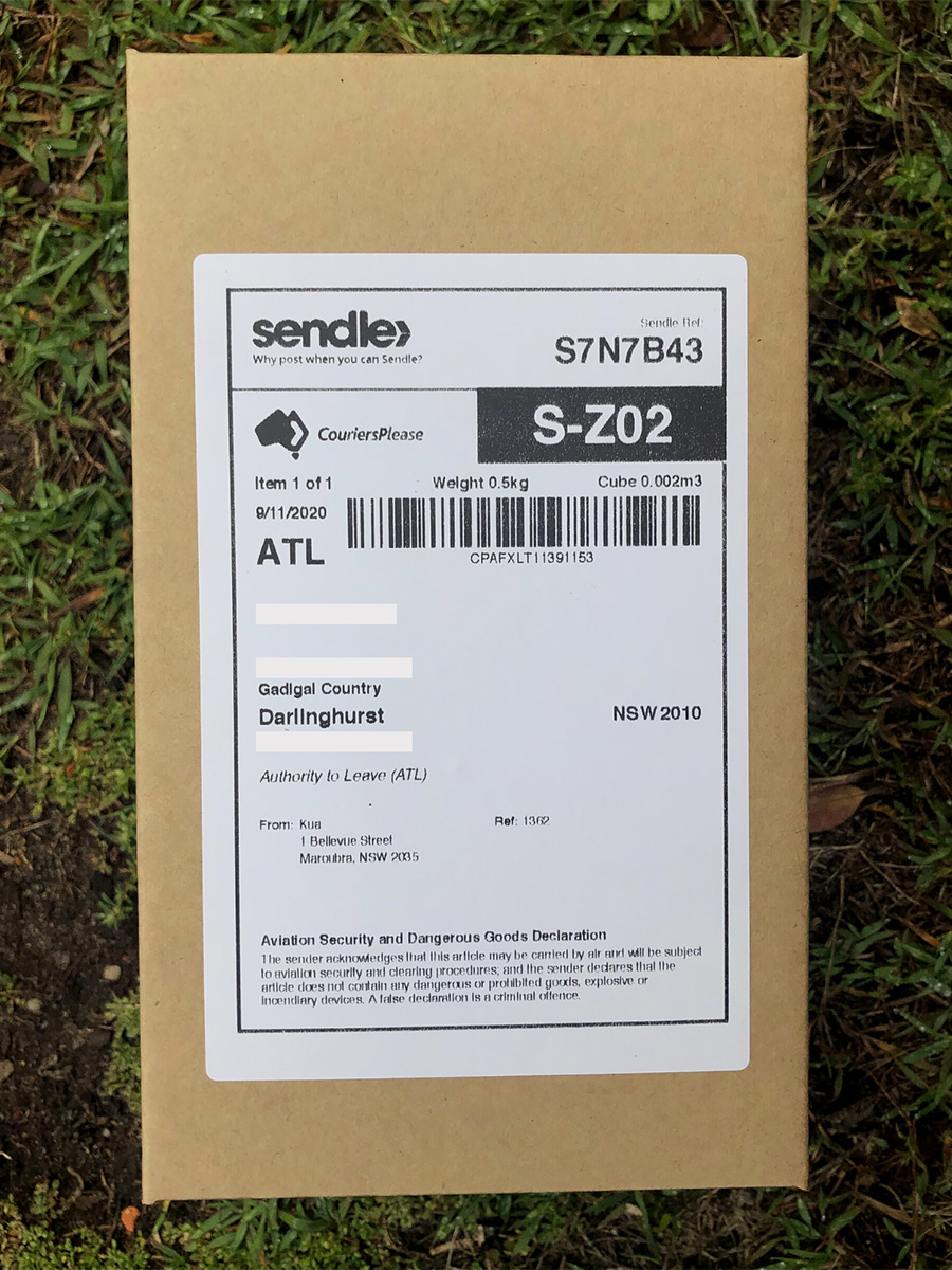 Sendle label