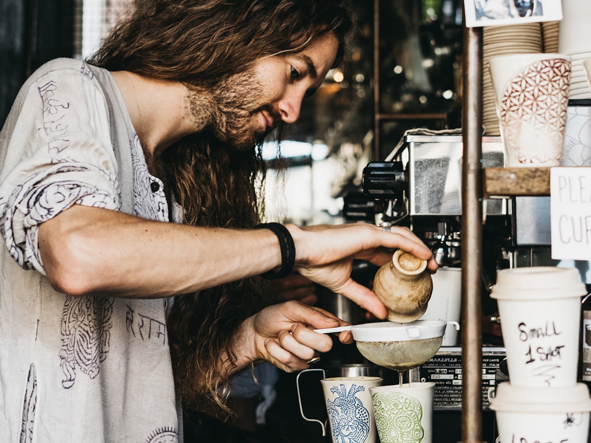 Mushroom coffee.